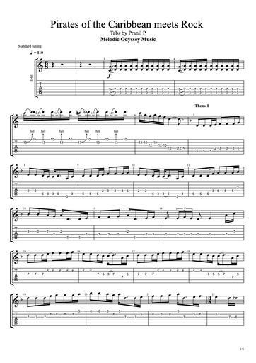 Pirates of Caribbean (Rock Version)