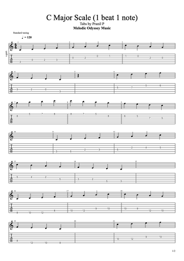 C major scale