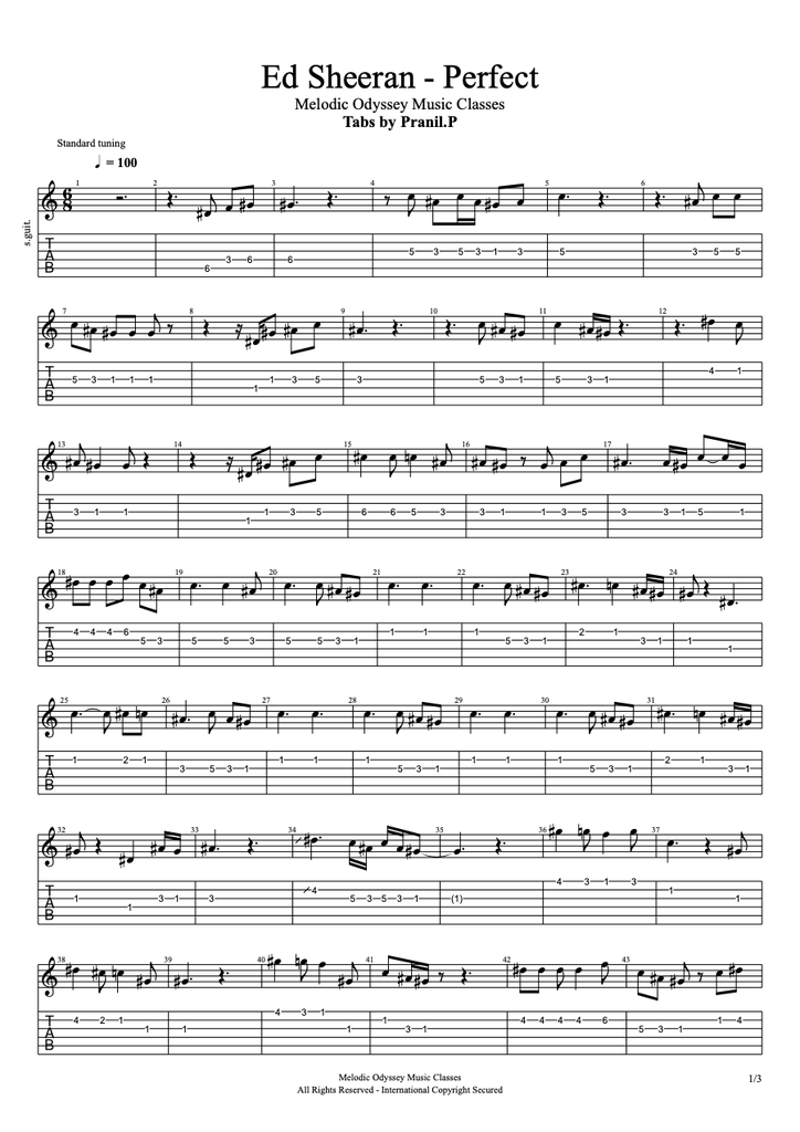 Ed Sheeran - Perfect